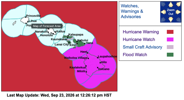 Tropical Storm Nolo: Hurricane Watches Issued as Storm Approaches Big Island